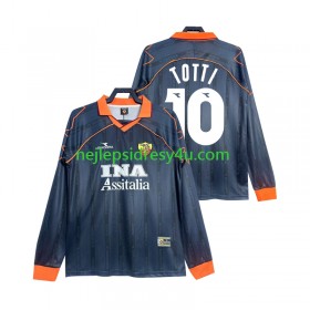 Fotbalový Dres AS Řím Totti 10 1999 2000 Retro Alternativní Dlouhý Rukáv